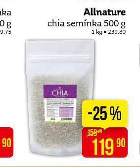 Teta Allnature chia semínka nabídka