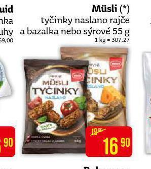 Teta Müsli tyčinky nabídka