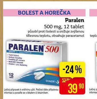 Teta Paralen nabídka