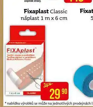 Teta Fixaplast classic náplast nabídka