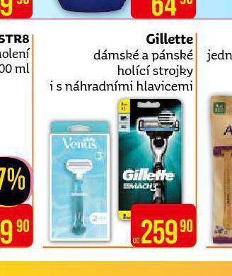 Teta Gillette holicí strojky nabídka