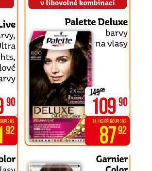 Teta Palette deluxe barvy na vlasy nabídka