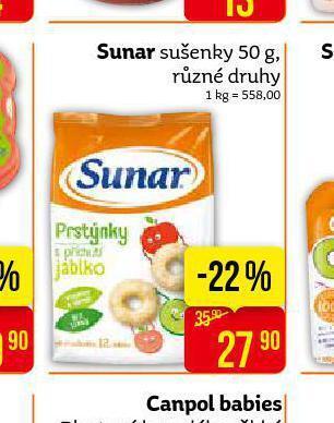Teta Sunar sušenky nabídka