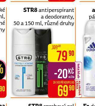 Teta Str8 antiperspirant nabídka