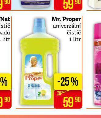 Teta Mr. proper univerzální čistič nabídka
