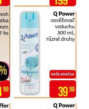 Teta Q power osvěžovač vzduchu nabídka