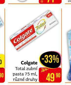 Teta Colgate total zubní pasta nabídka