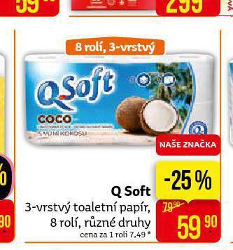 Teta Q soft toaletní papír nabídka