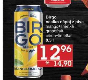 Jip Birgo nealko nápoj z piva, 0,5 l nabídka