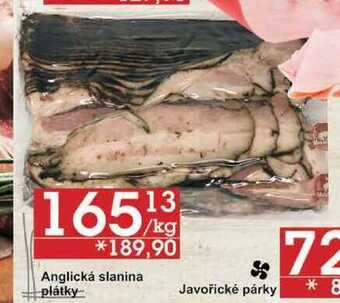 Jip Anglická slanina plátky, 1 kg nabídka