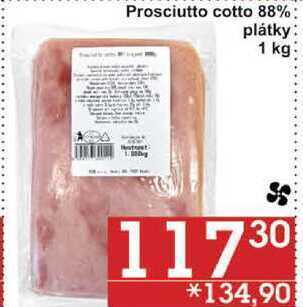Jip Prosciutto cotto 88% plátky, 1 kg nabídka