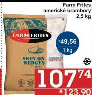 Jip Farm frites americké brambory, 2,5 kg nabídka