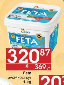 Jip Feta ovči+kozí sýr, 1 kg nabídka
