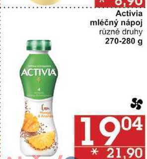 Jip Activia mléčný nápoj, 270-280 g nabídka