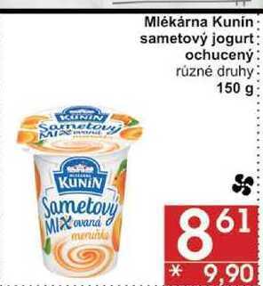 Jip Mlékárna kunin sametový jogurt ochucený, 150 g nabídka