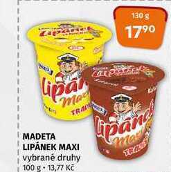 Coop Madeta lipánek 130 g nabídka