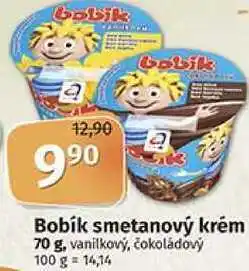 Coop Bobík smetanový krém 70 g, vanilkový, čokoládový nabídka
