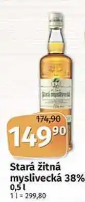 Coop Stará žitná myslivecká 38% 0,5l nabídka