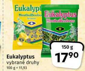 Coop Eukalyptus vybrané druhy 150 g nabídka