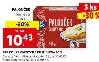 Lidl Palouček, 100 g nabídka