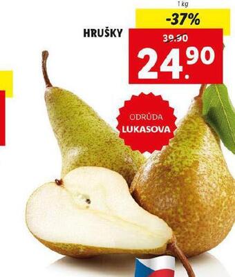Lidl Hrušky nabídka