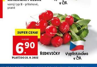 Lidl Ředkvičky nabídka