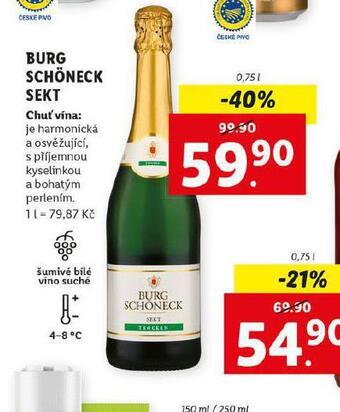 Lidl Burg schöneck sekt nabídka