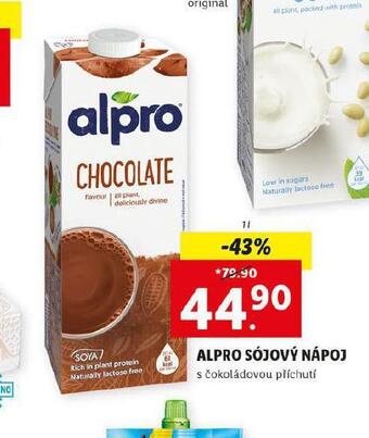 Lidl Alpro sójový nápoj nabídka