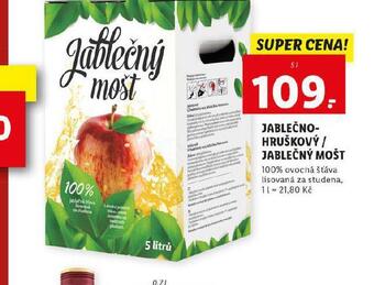 Lidl Jablečno-fruškový jablečný mošt nabídka