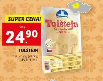 Lidl Tolštejn sýr s oky nabídka