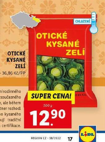 Lidl Otické kysané zelí nabídka