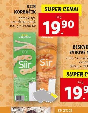 Lidl Siir korbáčik nabídka