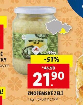 Lidl Znojemské zelí nabídka