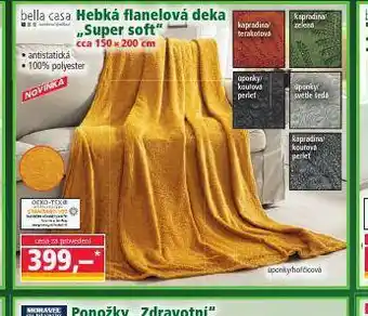 Norma Hebká flanelová deka nabídka