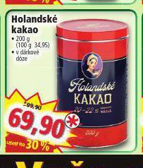 Norma Holandské kakao nabídka