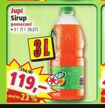 Norma Jupí sirup nabídka