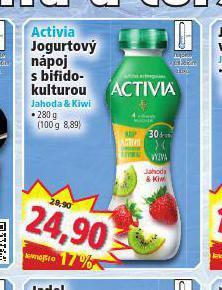 Norma Activia jogurtový nápoj nabídka
