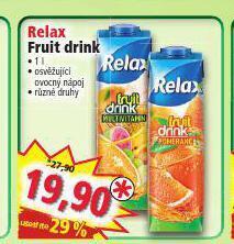 Norma Relax fruit drink nabídka