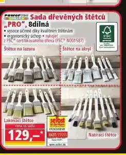 Norma Sada dřevěných štětců nabídka
