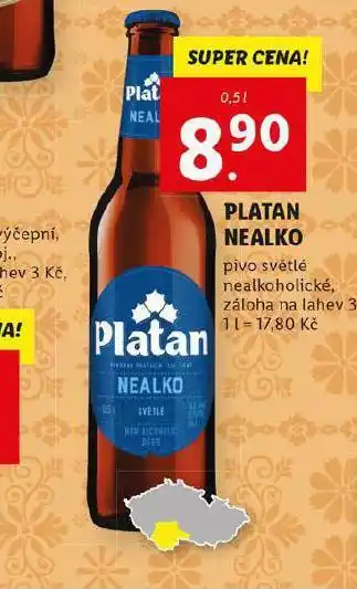 Lidl Pivo platan nealko nabídka