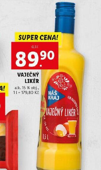 Lidl Vaječný likér nabídka