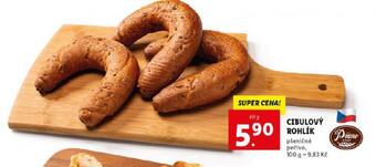 Lidl Cibulový rohlík nabídka