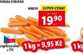 Lidl Mrkev nabídka