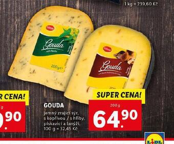 Lidl Gouda nabídka