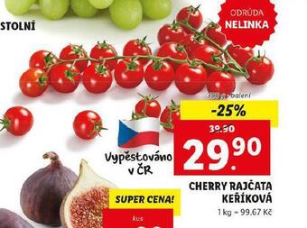 Lidl Cherry rajčata keříková nabídka