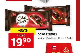Lidl Čoko piškoty nabídka