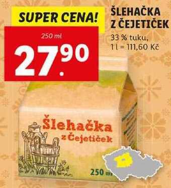 Lidl Šlehačka z čejetiček, 250 ml nabídka