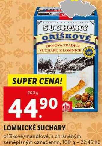 Lidl Lomnické suchary, 200 g nabídka