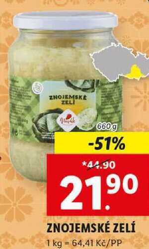 Lidl Znojemské zelí, 660 g nabídka