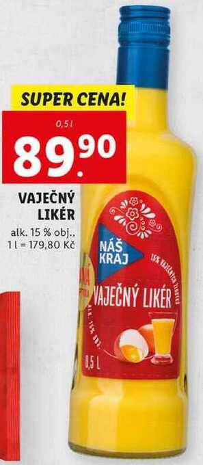 Lidl Vaječný likér, 0,5 l nabídka